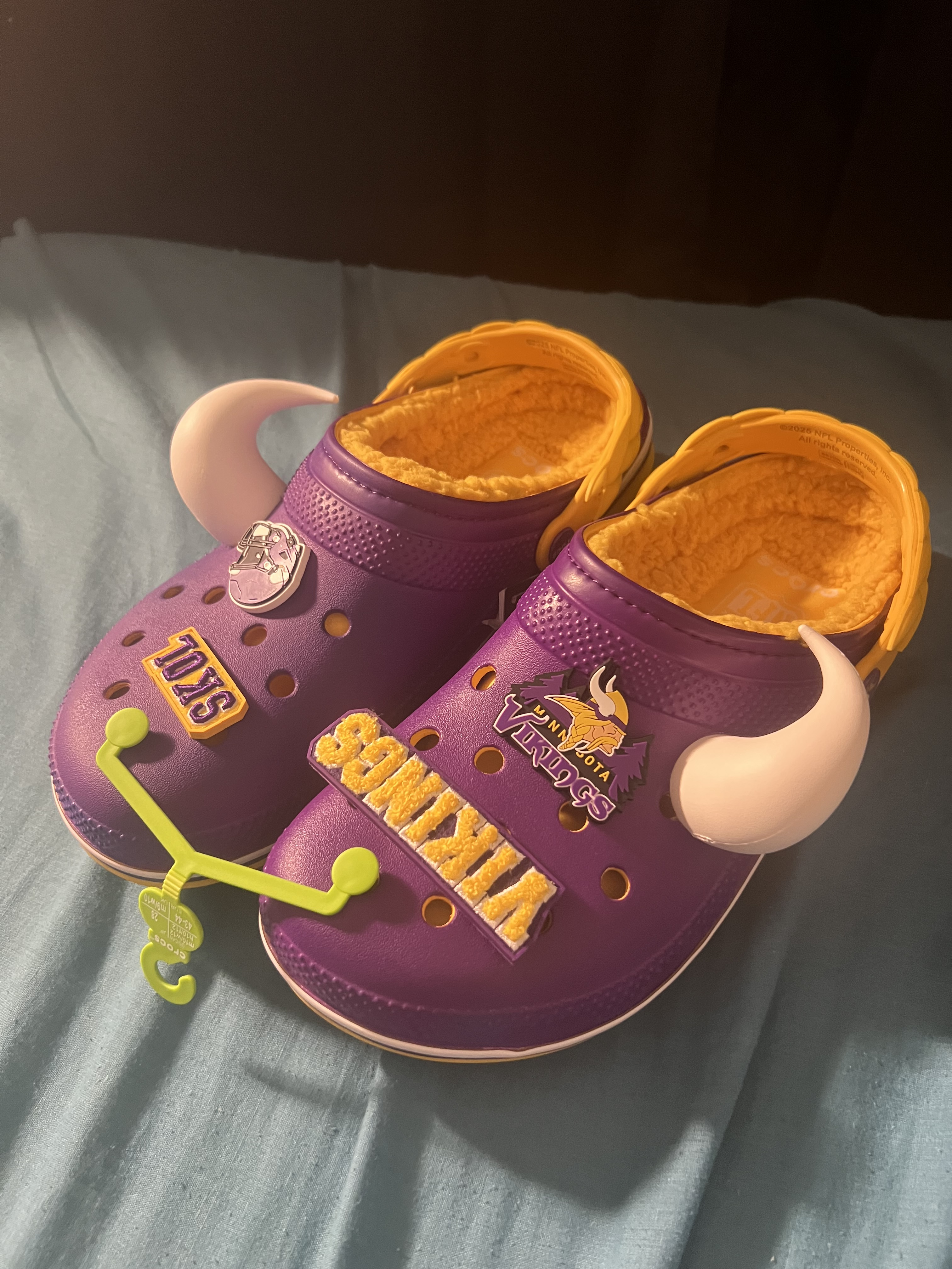 Crocs NFL vikings Minnesota