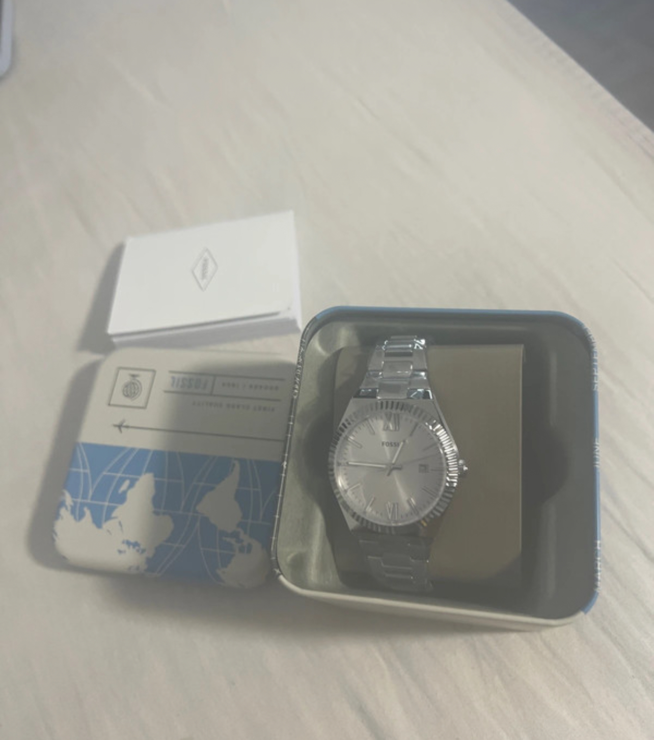 Montre fossil scarlette argenté