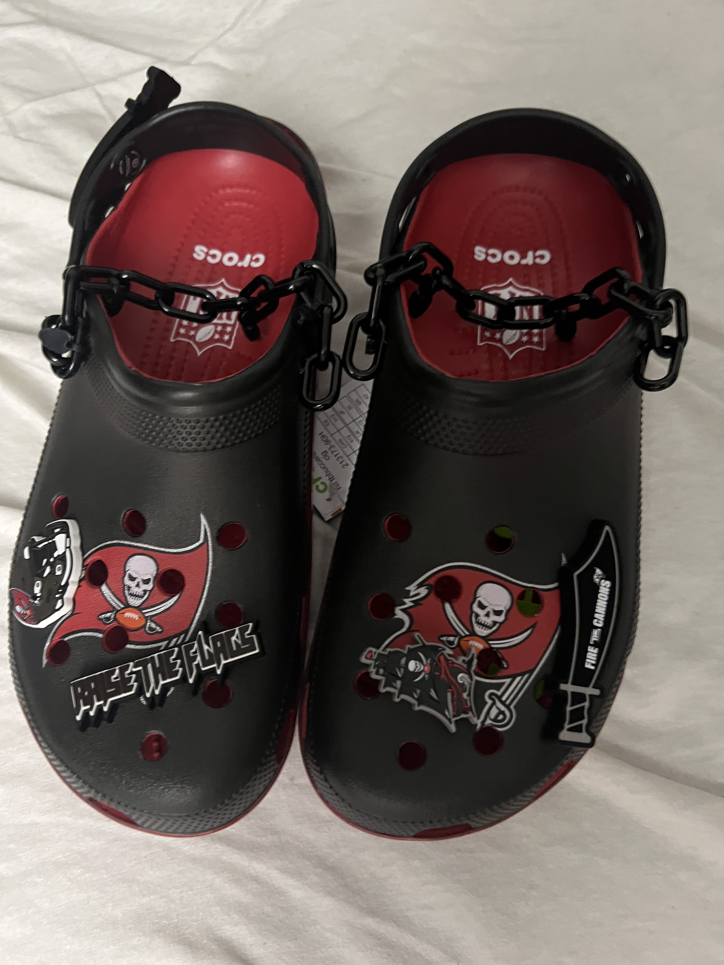 Crocs NFL tampa bay buccaneers