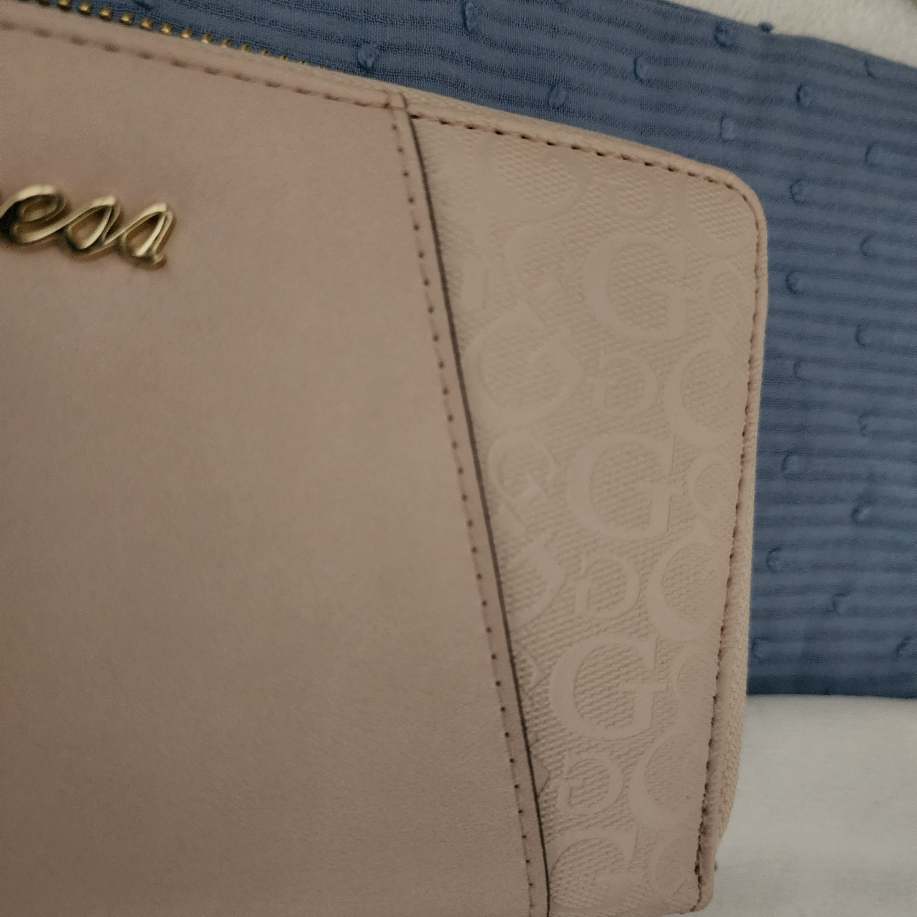 Porte feuille monogrammes rose - Image 2